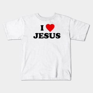 i love jesus Kids T-Shirt